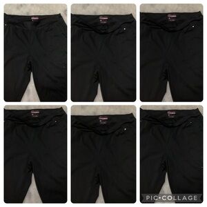 Bundle of 6 -Healing Hands Tori Yoga Scrub pants Black size Large Purple Label